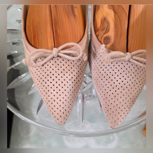 Christian Louboutin HALL SLING Spike Studded Heel Suede Flat Sandals Shoes - Picture 7 of 10